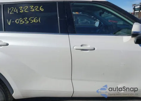 2021 Toyota Highlander Xle z USA, uszkodzony, nr VIN 5TDHZRBH9MS083561